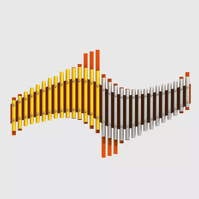 Alumiiniseoksesta valmistettu leikkikenttä käsipiiput ulkokäyttöön soittimet