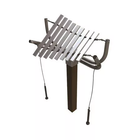 Key Glock ruostumattomasta teräksestä valmistettu lasten soitin