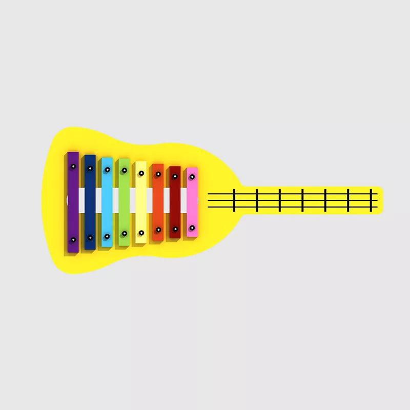 Lasten ulkoilmahuvipuiston soittimet