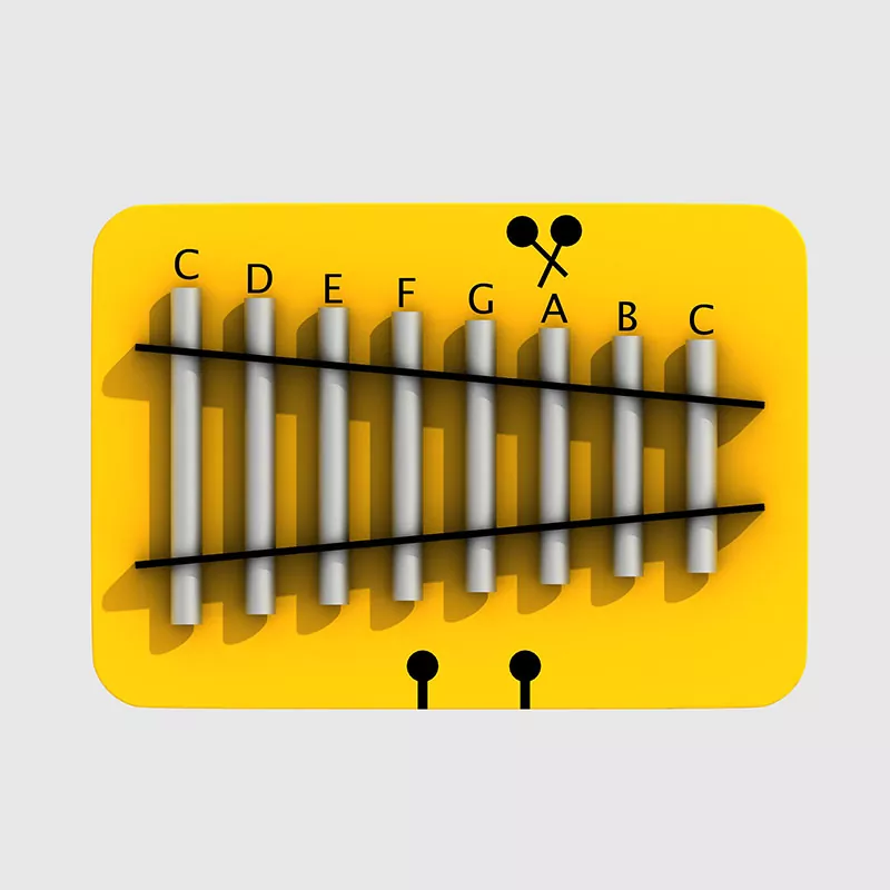 Pagoda Bells lapset, lastentarha Kaupalliset leikkipaikkasoittimet