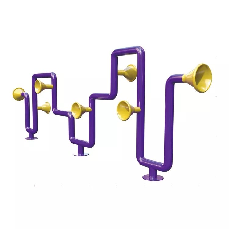 Puhuvat putket ulkona ääni -leikkikenttä