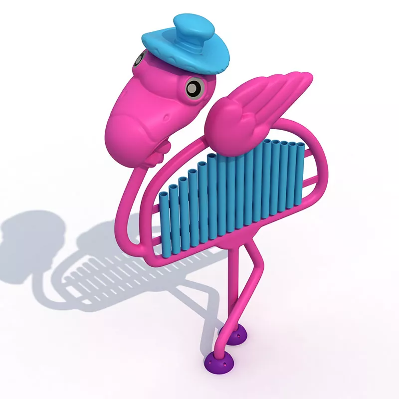 Flamingon muotoinen lyömäsoittimet